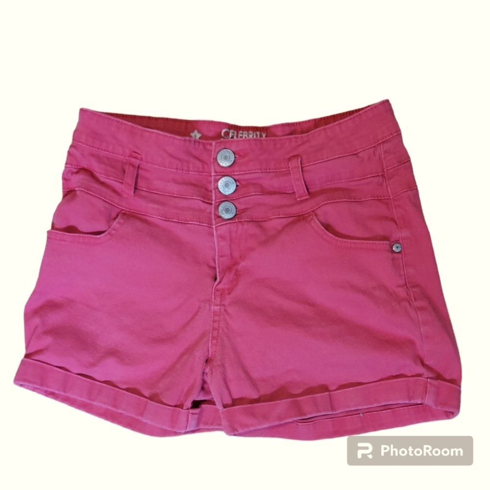 size 9 cotton high waist shorts